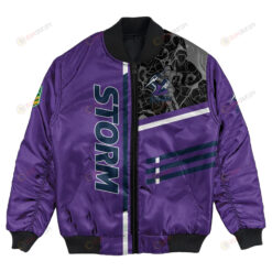 Melbourne Storm Bomber Jacket 3D Printed Personalized Rugby For Fan