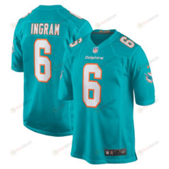 Melvin Ingram 6 Miami Dolphins Men's Jersey - Aqua