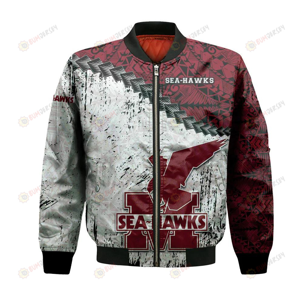 Memorial Sea-Hawks Bomber Jacket 3D Printed Grunge Polynesian Tattoo