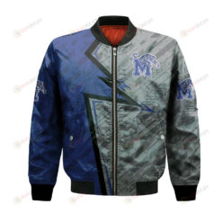 Memphis Tigers Bomber Jacket 3D Printed Abstract Pattern Sport