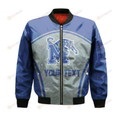 Memphis Tigers Bomber Jacket 3D Printed Custom Text And Number Curve Style Sport