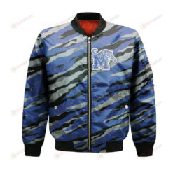 Memphis Tigers Bomber Jacket 3D Printed Sport Style Team Logo Pattern