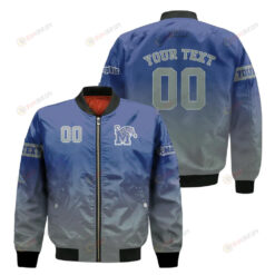 Memphis Tigers Fadded Bomber Jacket 3D Printed