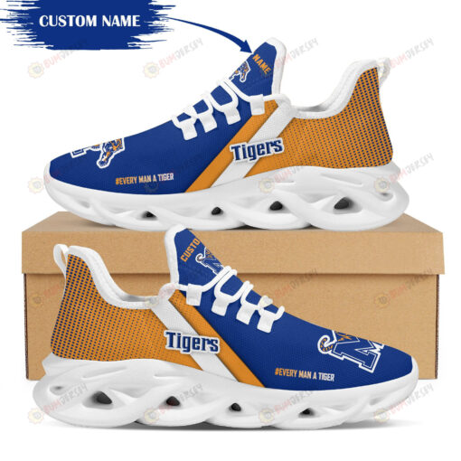 Memphis Tigers Logo Custom Name Pattern 3D Max Soul Sneaker Shoes