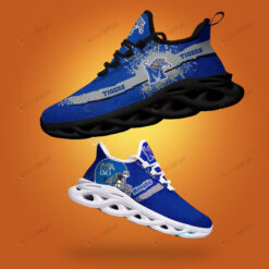 Memphis Tigers Logo Helmet And Splatter Pattern 3D Max Soul Sneaker Shoes