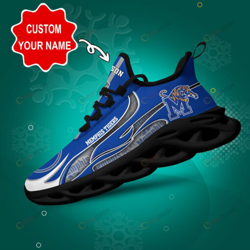 Memphis Tigers Logo Unique Pattern Custom Name 3D Max Soul Sneaker Shoes