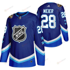 Men San Jose Sharks Timo Meier 2022 All-Star Blue 28 Jersey Western