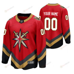 Men Vegas Golden Knights 00 Custom 2023 Special Edition Red Jersey Jersey