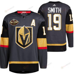 Men Vegas Golden Knights 19 Reilly Smith Alternate Primegreen Black Jersey 2023 All-Star Jersey