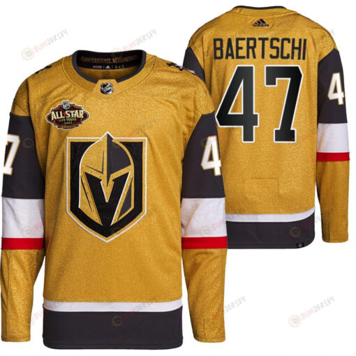 Men Vegas Golden Knights 47 Sven Baertschi Primegreen Black Jersey 2023 All-Star Jersey