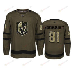 Men Vegas Golden Knights Jonathan Marchessault 81 Military Camo Jersey Jersey