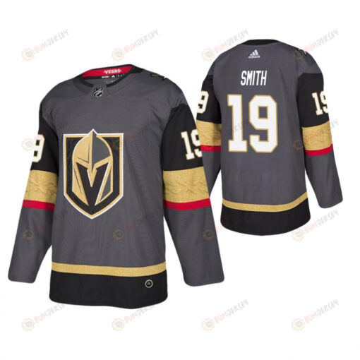 Men Vegas Golden Knights Reilly Smith 19 Gray Player Jersey Jersey