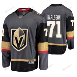 Men Vegas Golden Knights William Karlsson 71 Gray Home Breakaway Player Jersey Jersey