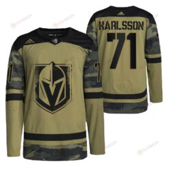 Men William Karlsson Golden Knights 71 Camo Jersey 2021-22 Military Appreciation Jersey