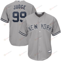 Men's Aaron Judge Gray New York Yankees Big & Tall Player Jersey Jersey