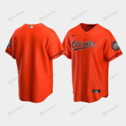 Men's Baltimore Orioles Alternate Team Orange Jersey Jersey