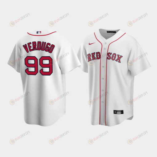 Men's Boston Red Sox Alex Verdugo 99 White Home Jersey Jersey