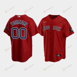 Men's Boston Red Sox Red Alternate Custom Jerry Remy Jersey Jersey