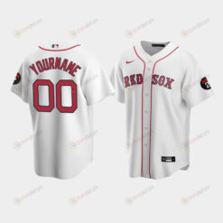 Men's Boston Red Sox White Home Custom Jerry Remy Jersey Jersey