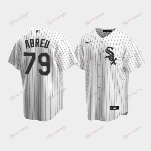 Men's Chicago White Sox 79 Jose Abreu White Home Jersey Jersey