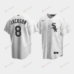 Men's Chicago White Sox 8 Bo Jackson White Home Jersey Jersey