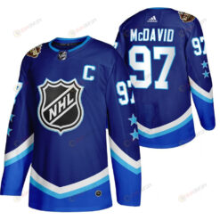 Men's Connor McDavid Oilers Western Blue 2022 All-Star Jersey 97 Jersey