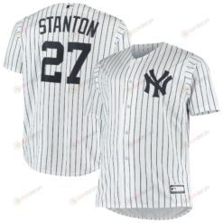Men's Giancarlo Stanton White New York Yankees Big & Tall Player Jersey Jersey