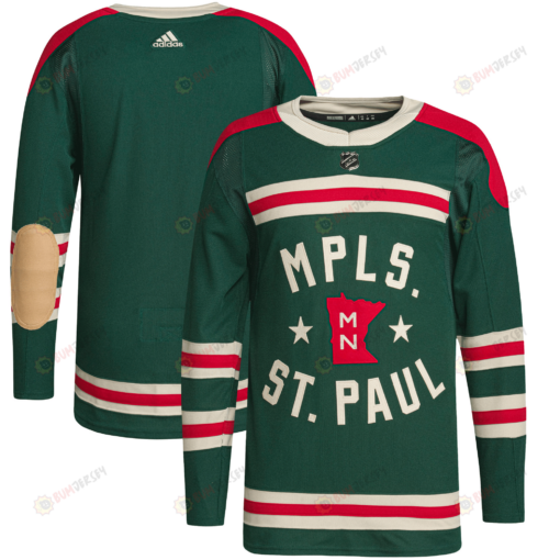 Men's Green Minnesota Wild 2022 Winter Classic Jersey Jersey