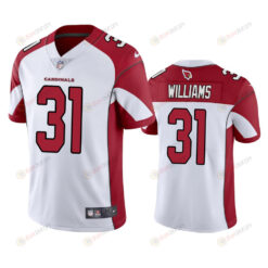 Men's Jersey Arizona Cardinals Darrel Williams 31 White Vapor Limited Jersey