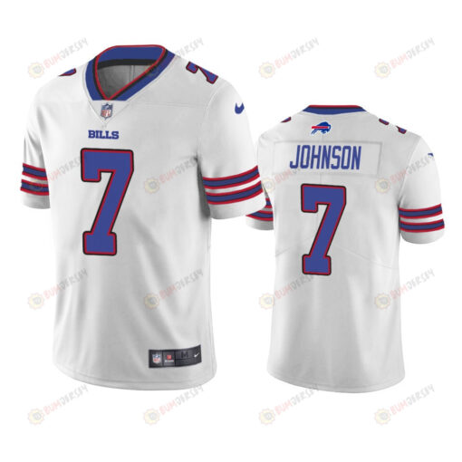 Men's Jersey Buffalo Bills Taron Johnson 7 White Vapor Limited Jersey