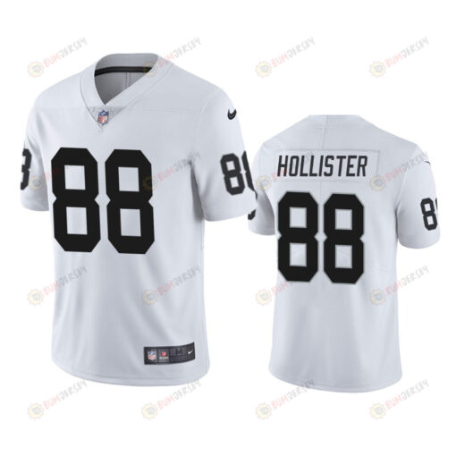 Men's Jersey Las Vegas Raiders Jacob Hollister 88 White Vapor Limited Jersey