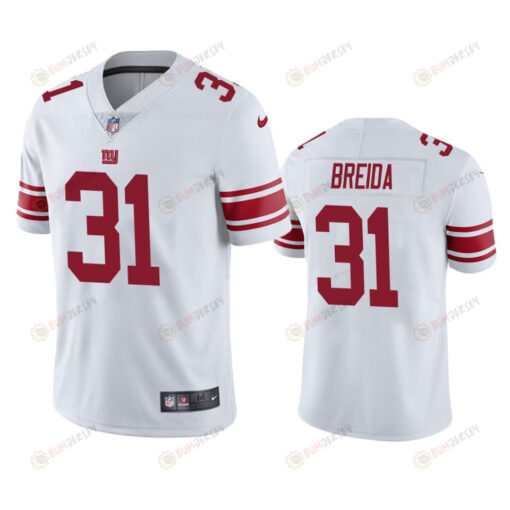 Men's JerseyNew York Giants Matt Breida 31 White Vapor Limited Jersey