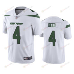 Men's JerseyNew York Jets D.J. Reed 4 White Vapor Limited Jersey