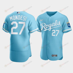 Men's Kansas City Royals Adalberto Mondesi 27 2022-23 Powder Blue Jersey Jersey