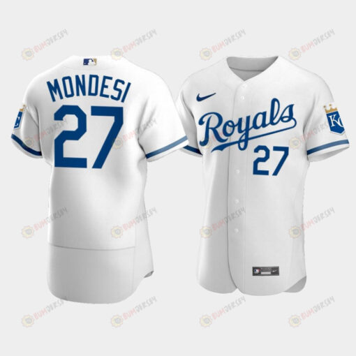 Men's Kansas City Royals Adalberto Mondesi 27 2022-23 White Jersey Jersey