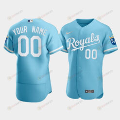 Men's Kansas City Royals Custom 2022-23 Powder Blue Jersey Jersey