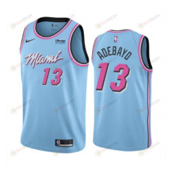 Men's Miami Heat Bam Adebayo 13 City Vicewave Jersey