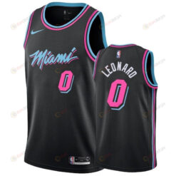 Men's Miami Heat Meyers Leonard 0 City Men's Jersey