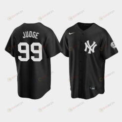 Men's New York Yankees Aaron Judge 99 Fashion Black Jersey Jersey
