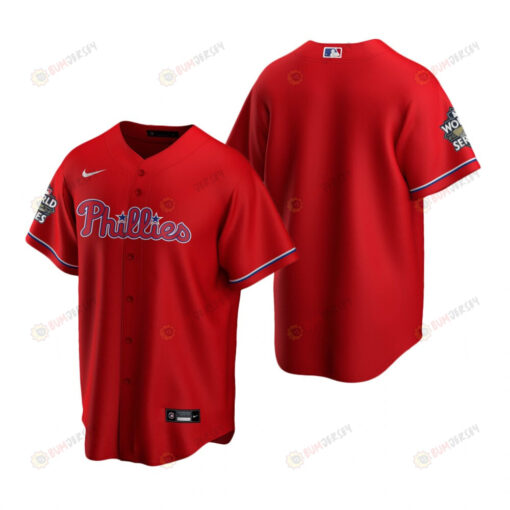 Men's Philadelphia Phillies Red 2022-23 World Series Jersey