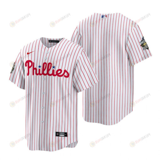 Men's Philadelphia Phillies White 2022-23 World Series Jersey