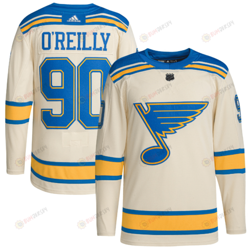 Men's Ryan O'Reilly Cream St. Louis Blues 2022 Winter Classic Player Jersey Jersey