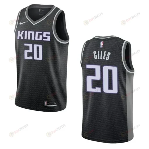 Men's Sacramento Kings 20 Harry Giles Statement Swingman Jersey - Black