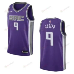 Men's Sacramento Kings 9 Cory Joseph Icon Swingman Jersey - Purple