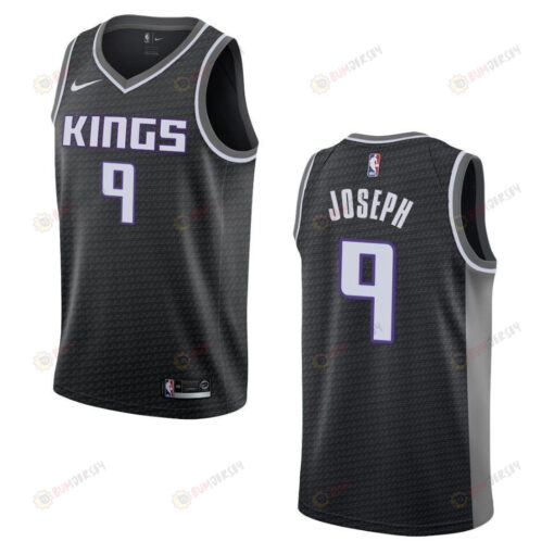 Men's Sacramento Kings 9 Cory Joseph Statement Swingman Jersey - Black