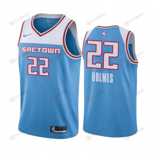 Men's Sacramento Kings Richaun Holmes 22 City Men's Jersey