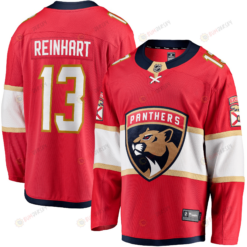 Men's Sam Reinhart Red Florida Panthers Breakaway Player Jersey Jersey