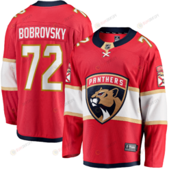 Men's Sergei Bobrovsky Red Florida Panthers Breakaway Player Jersey Jersey