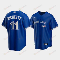 Men's Toronto Blue Jays 11 Bo Bichette Royal Alternate Jersey Jersey