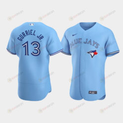 Men's Toronto Blue Jays 13 Lourdes Gurriel Jr. Blue Alternate Jersey Jersey